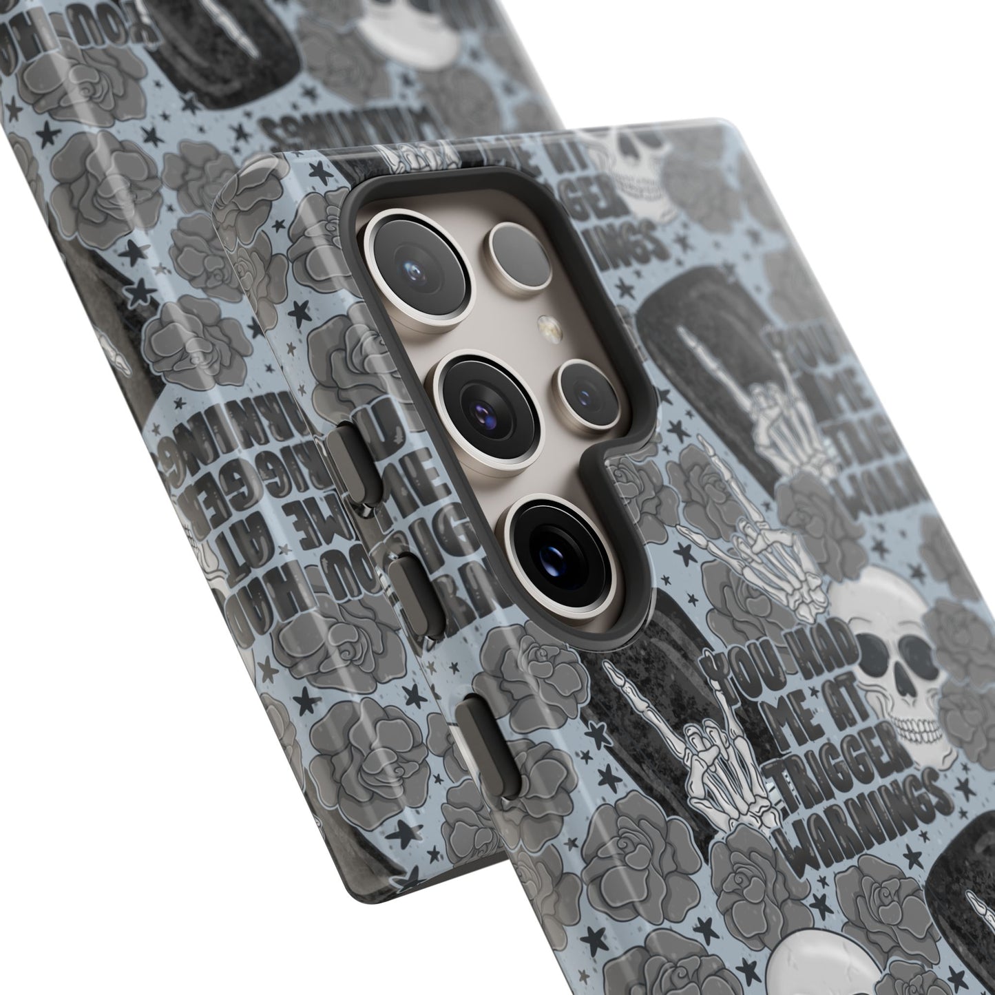Trigger Warning Tough Phone Case | Shockproof | Samsung Case | Google Case | Bookish