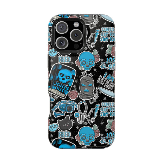 Lights Out MagSafe Tough Phone Case | Shockproof | iPhone Case | Bookish Phone Case |