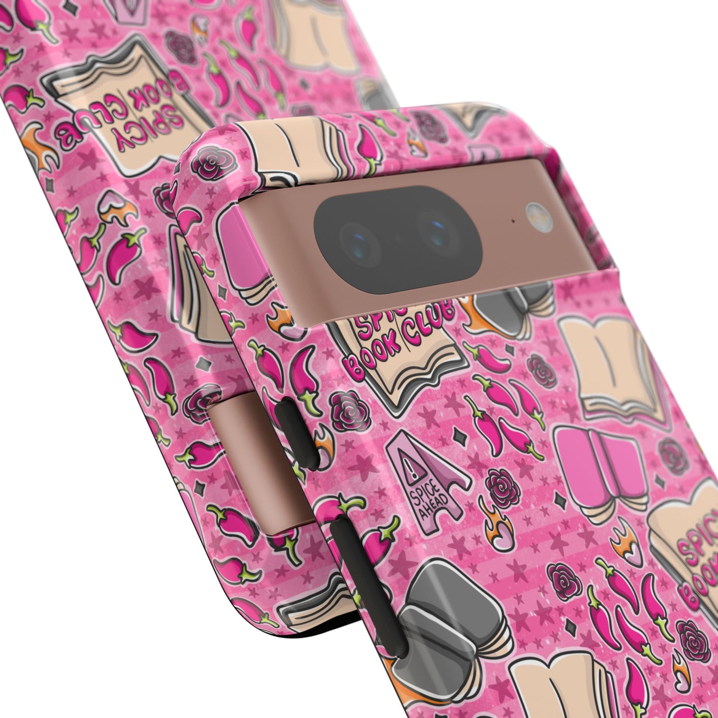 Spicy Book Club Tough Phone Case | Shockproof | Samsung Case | Google Case | Bookish