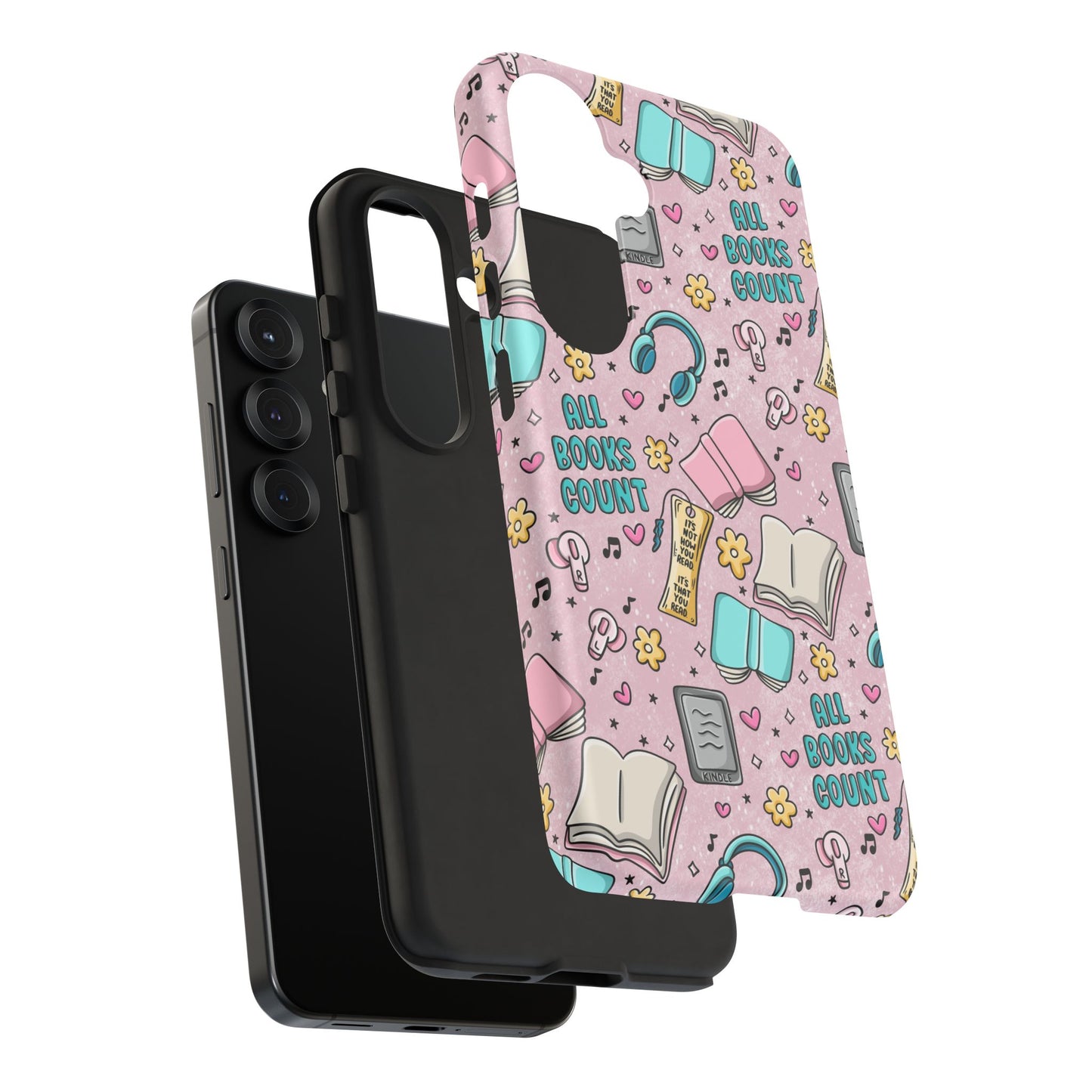 All Books Count Tough Phone Case | Shockproof | Samsung Case | Google Case | Bookish