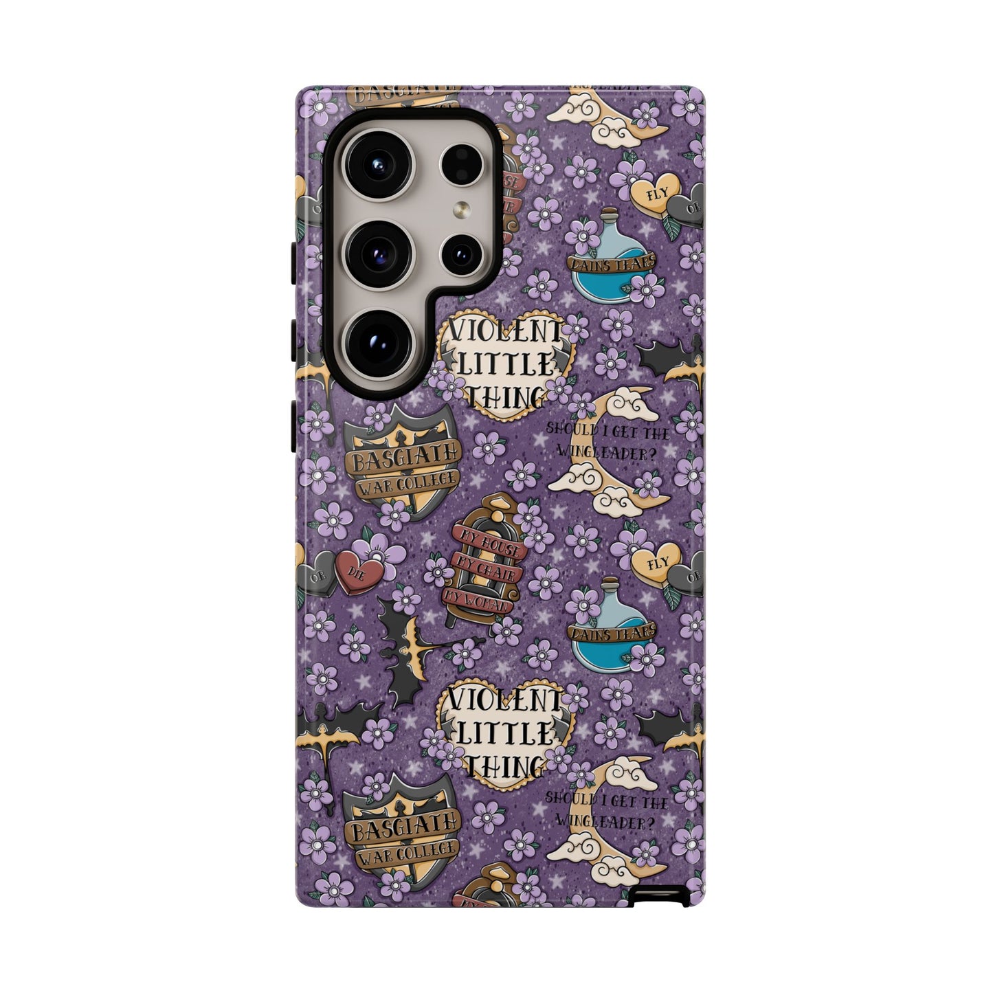 Violent Little Thing Tough Phone Case | Shockproof | Samsung Case | Google Case | Bookish