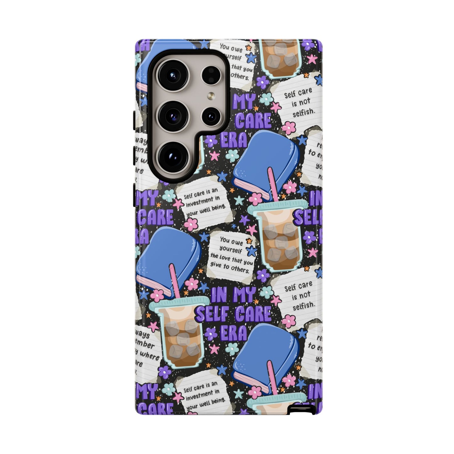Self Care Tough Phone Case | Shockproof | Samsung Case | Google Case | Bookish