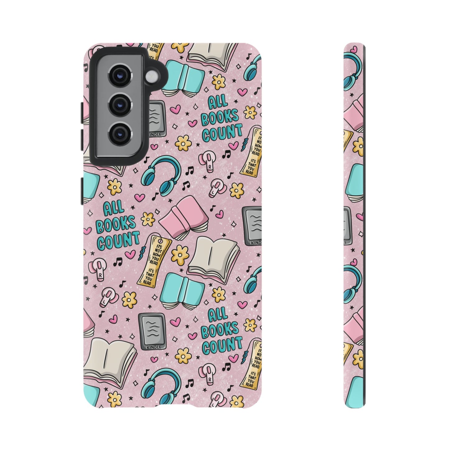 All Books Count Tough Phone Case | Shockproof | Samsung Case | Google Case | Bookish
