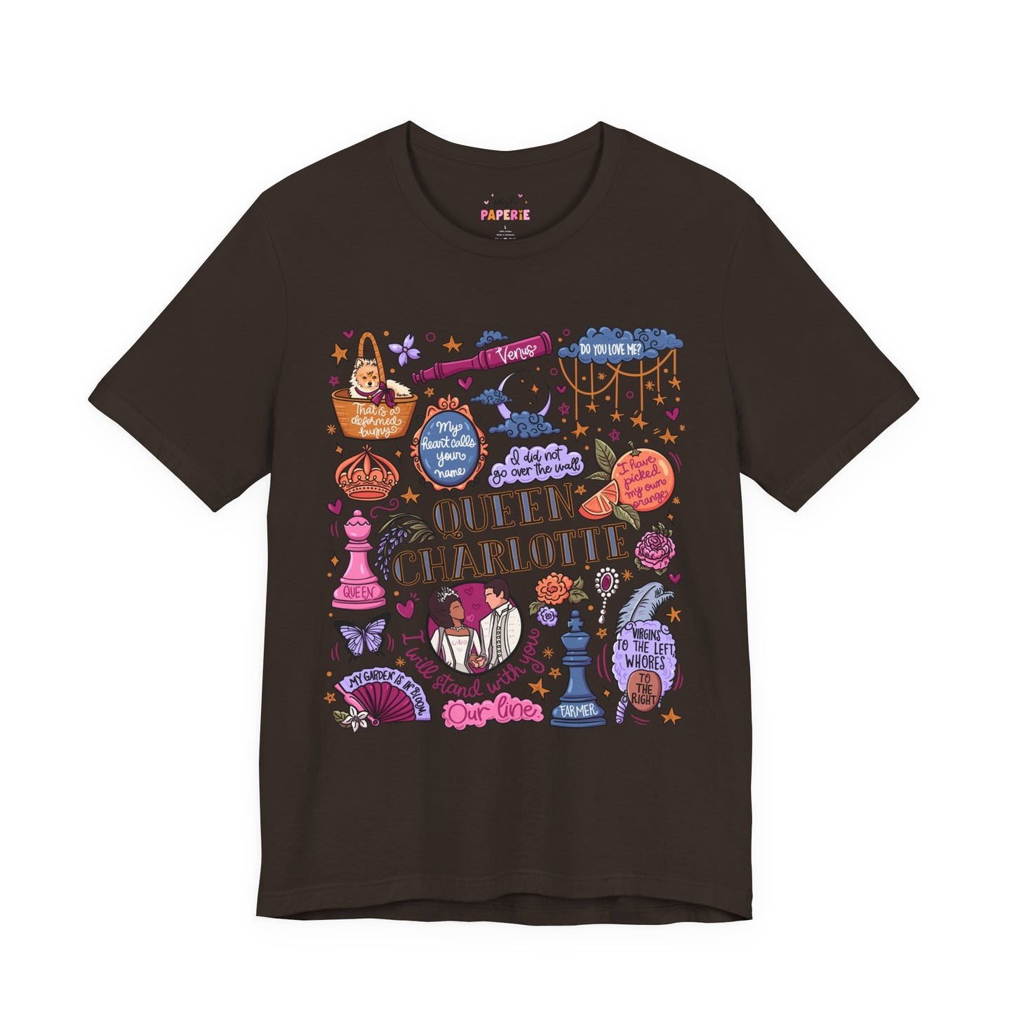 Queen Charlotte T-Shirt | Graphic Tee | Bookish Merch |