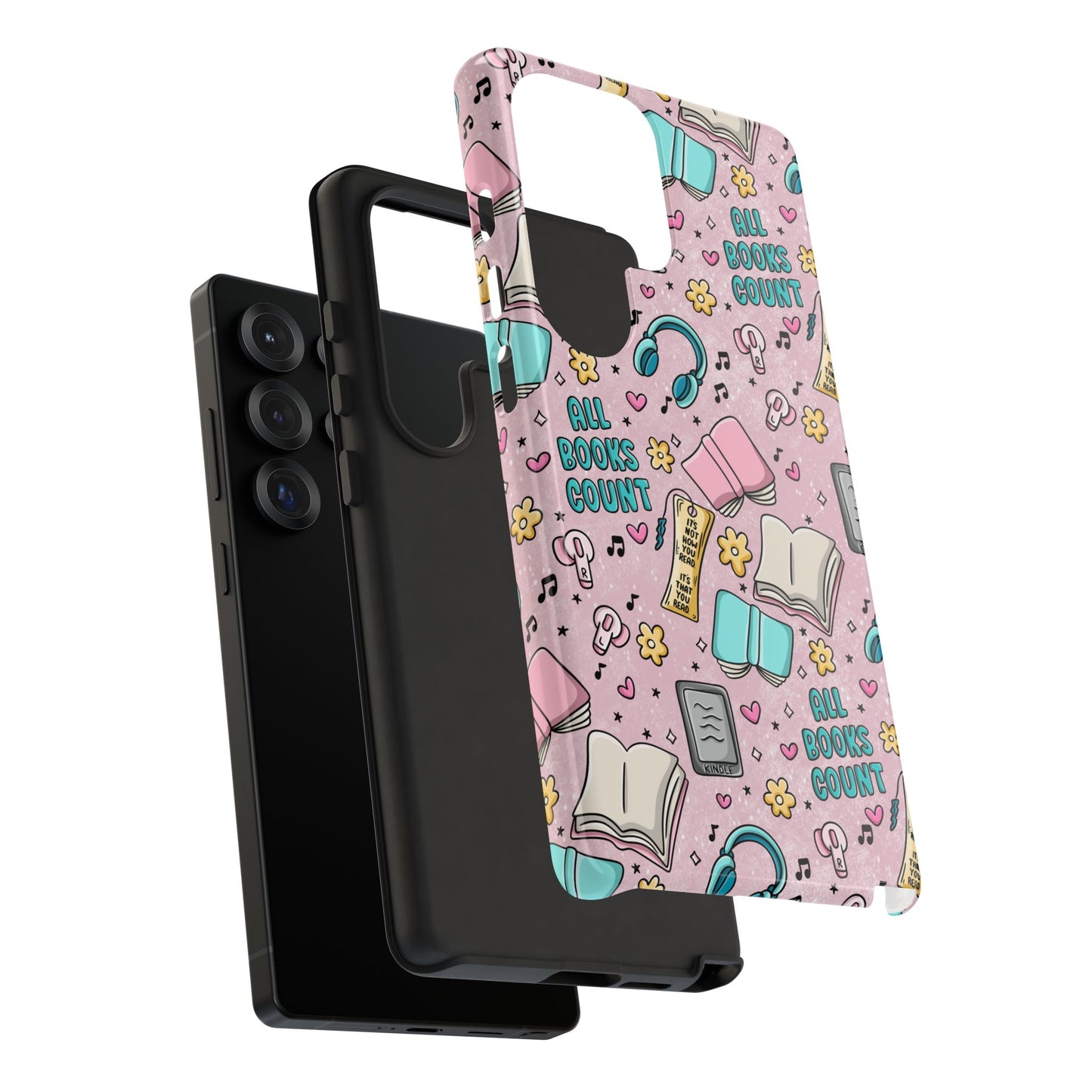 All Books Count Tough Phone Case | Shockproof | Samsung Case | Google Case | Bookish