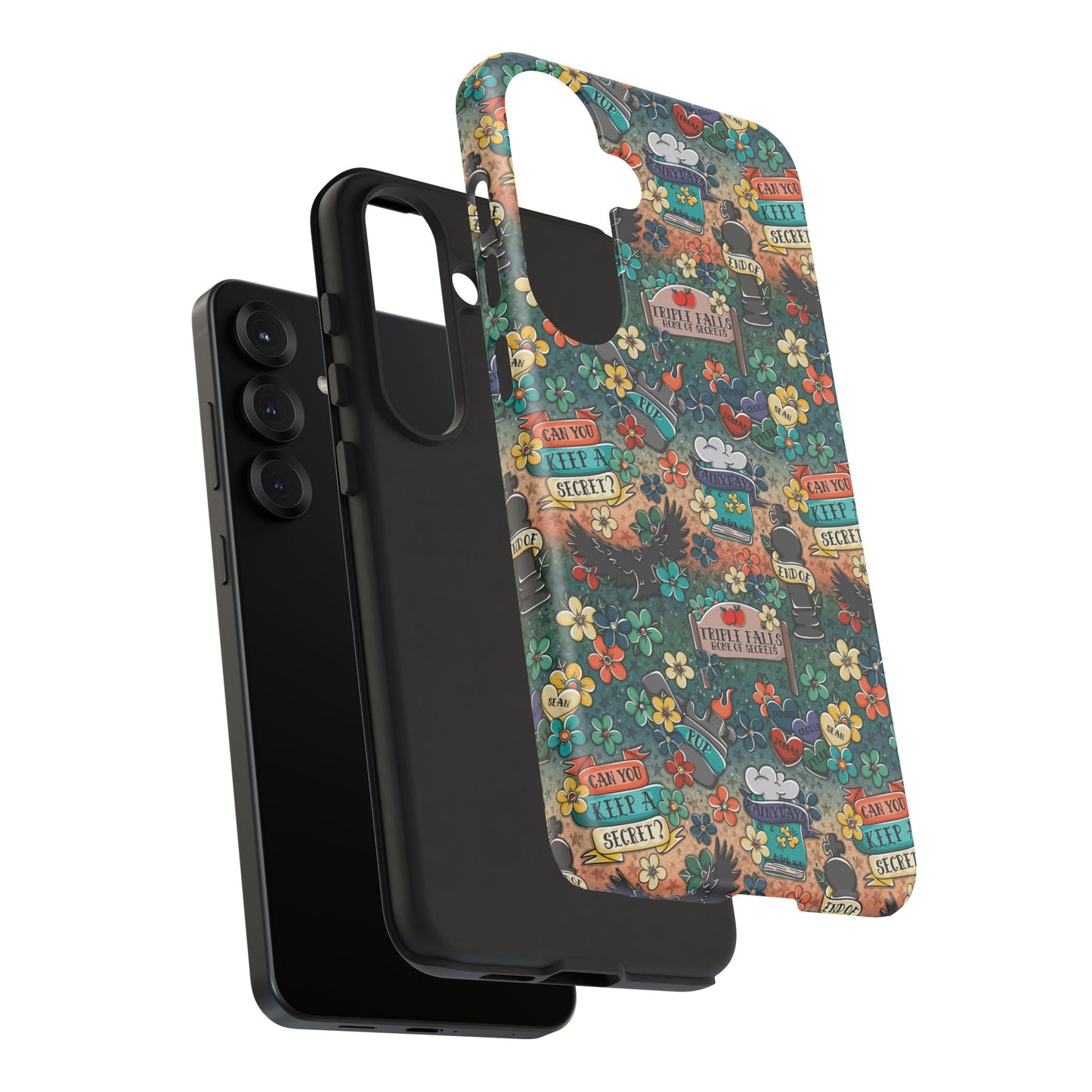 Triple Falls Tough Phone Case | Shockproof | Samsung Case | Google Case | Bookish