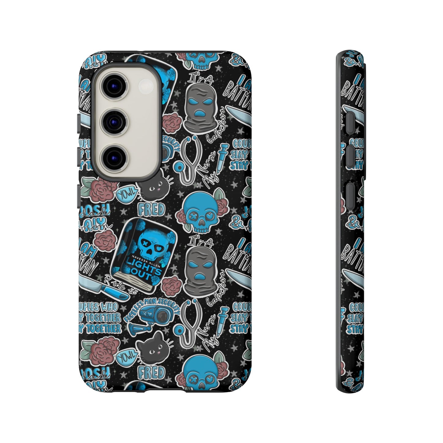 Lights Out Tough Phone Case | Shockproof | Samsung Case | Google Case | Bookish