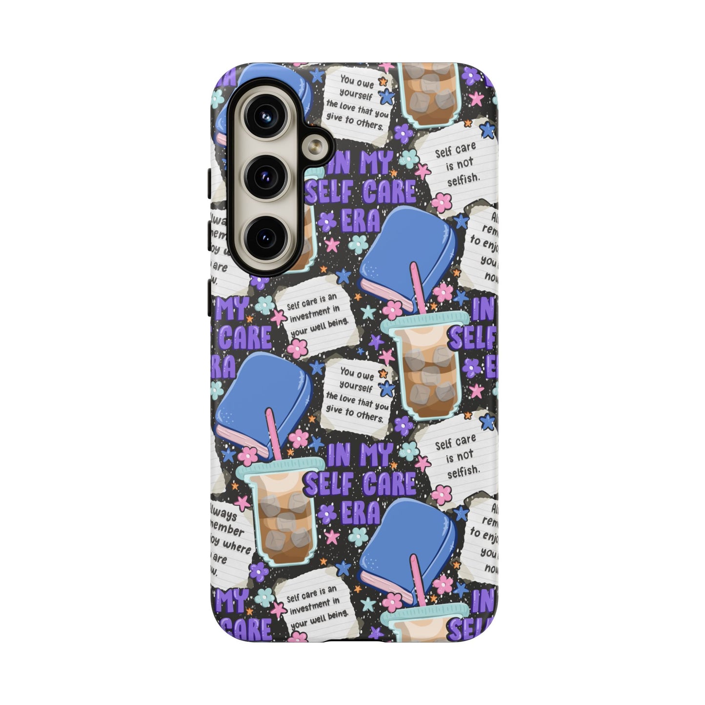 Self Care Tough Phone Case | Shockproof | Samsung Case | Google Case | Bookish