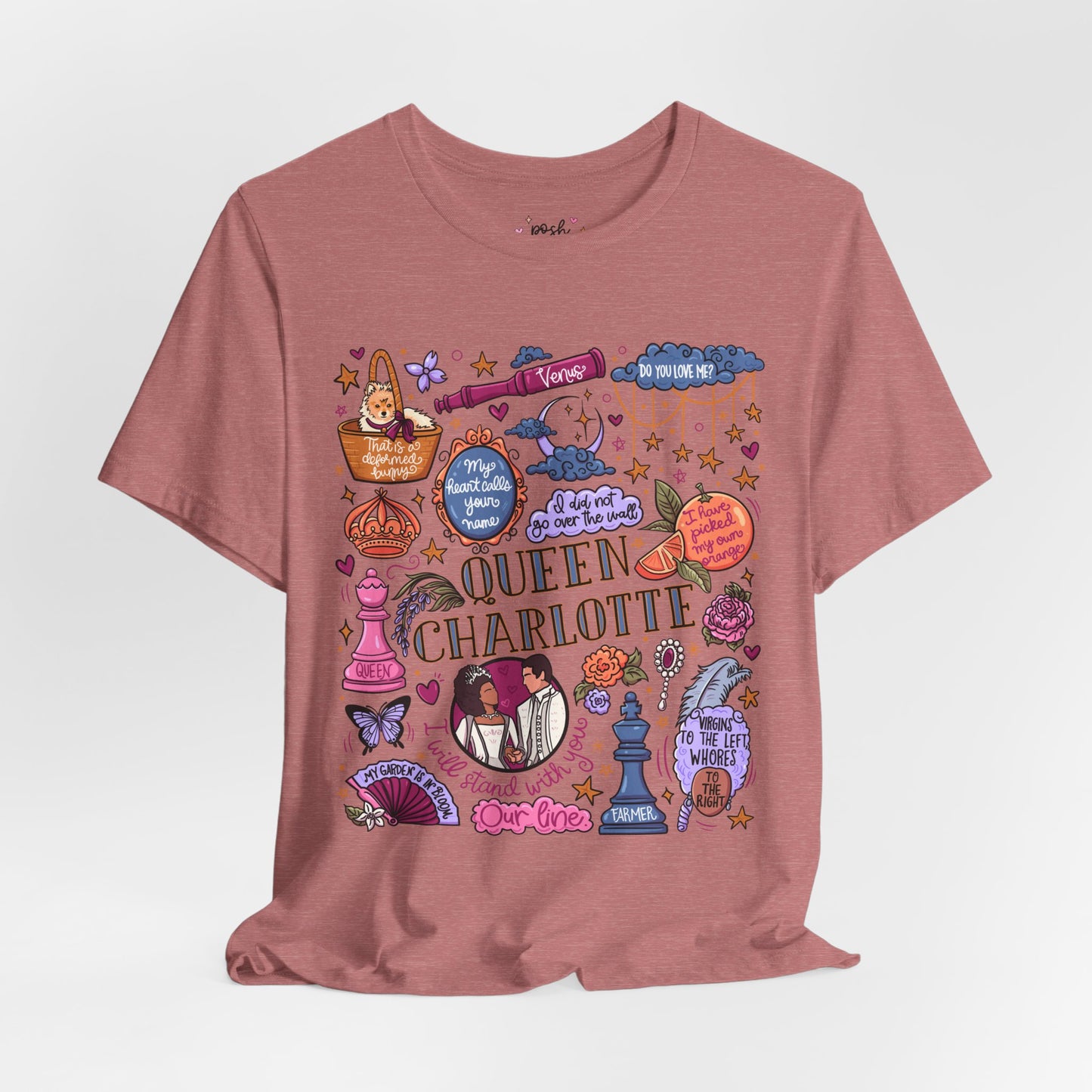 Queen Charlotte T-Shirt | Graphic Tee | Bookish Merch |