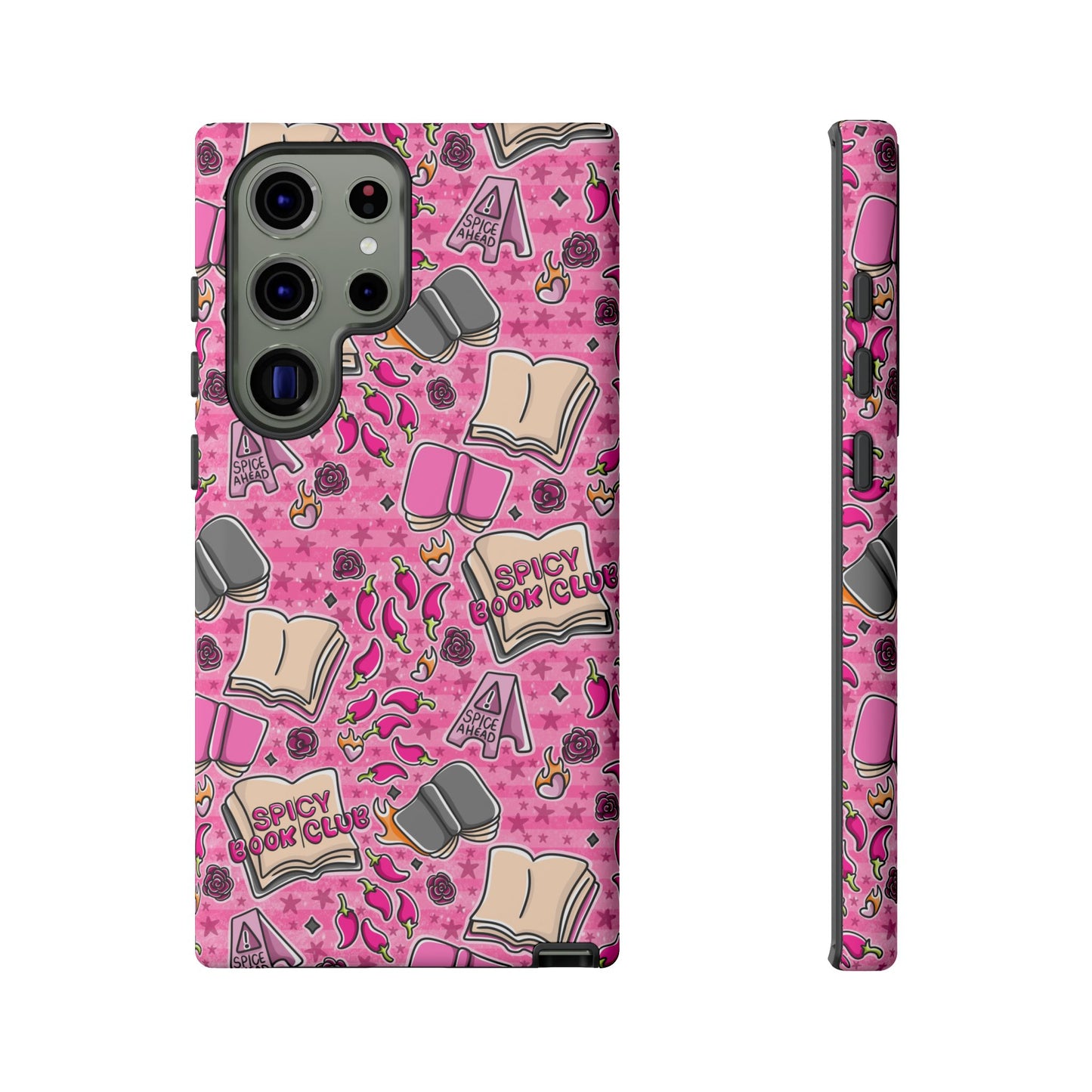 Spicy Book Club Tough Phone Case | Shockproof | Samsung Case | Google Case | Bookish