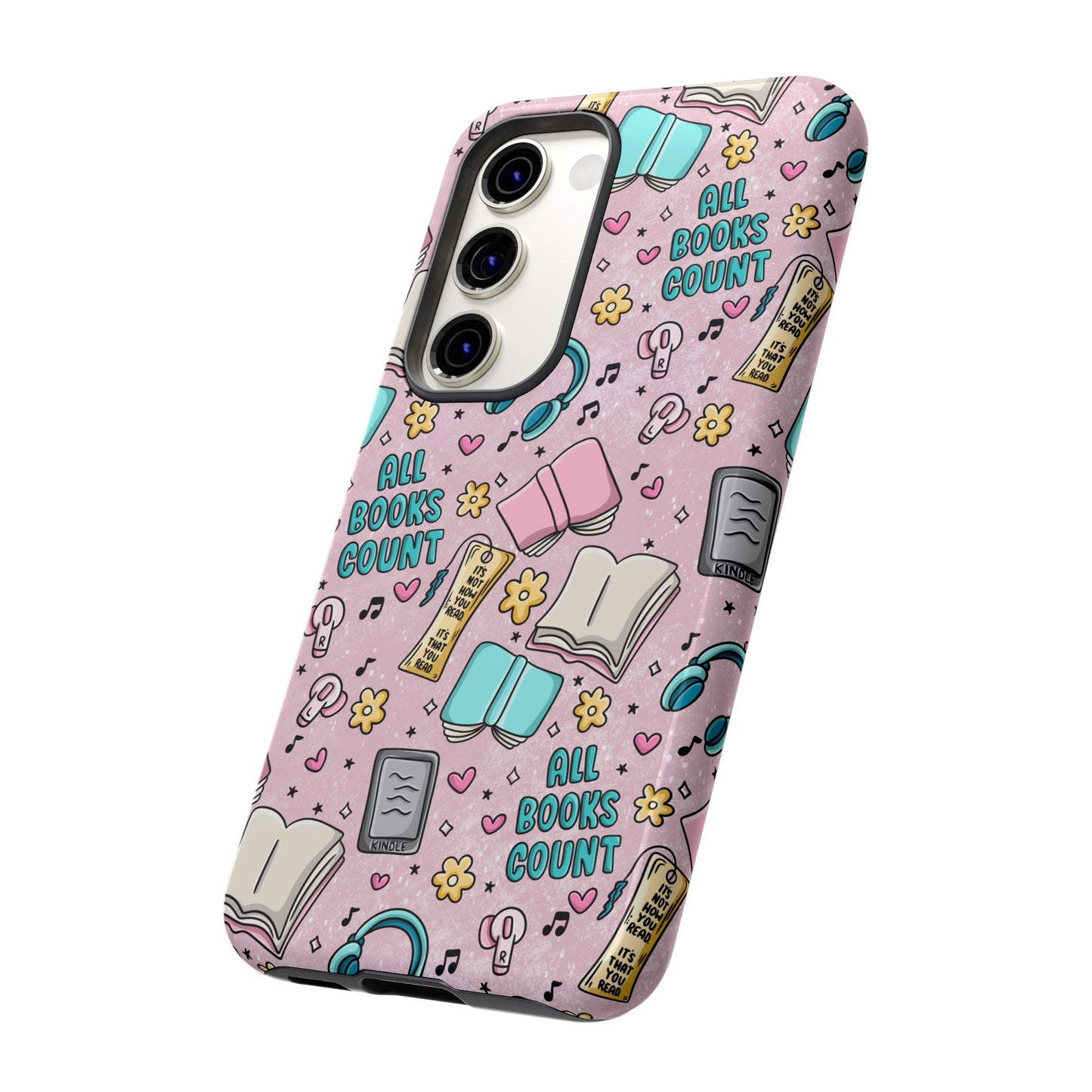 All Books Count Tough Phone Case | Shockproof | Samsung Case | Google Case | Bookish