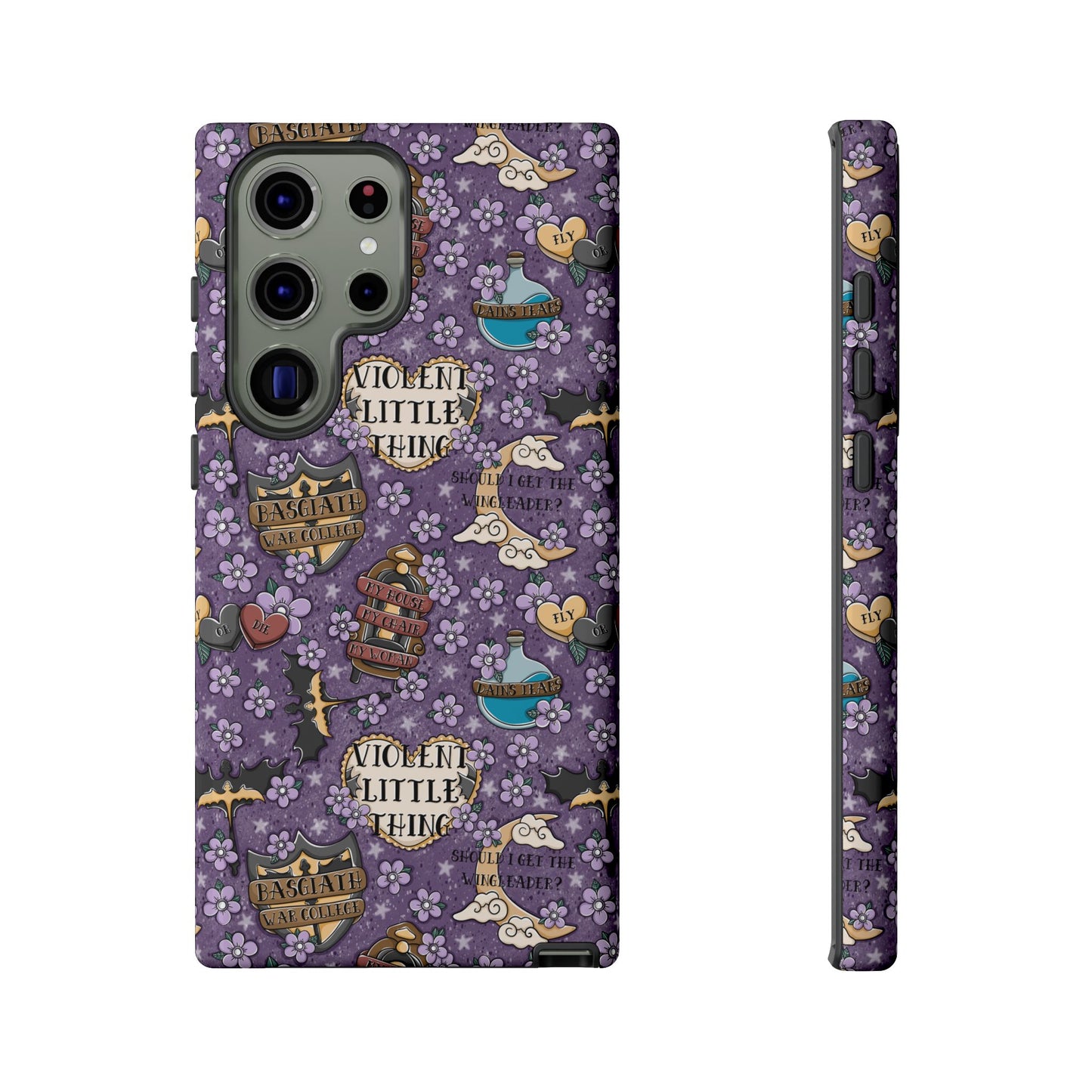 Violent Little Thing Tough Phone Case | Shockproof | Samsung Case | Google Case | Bookish