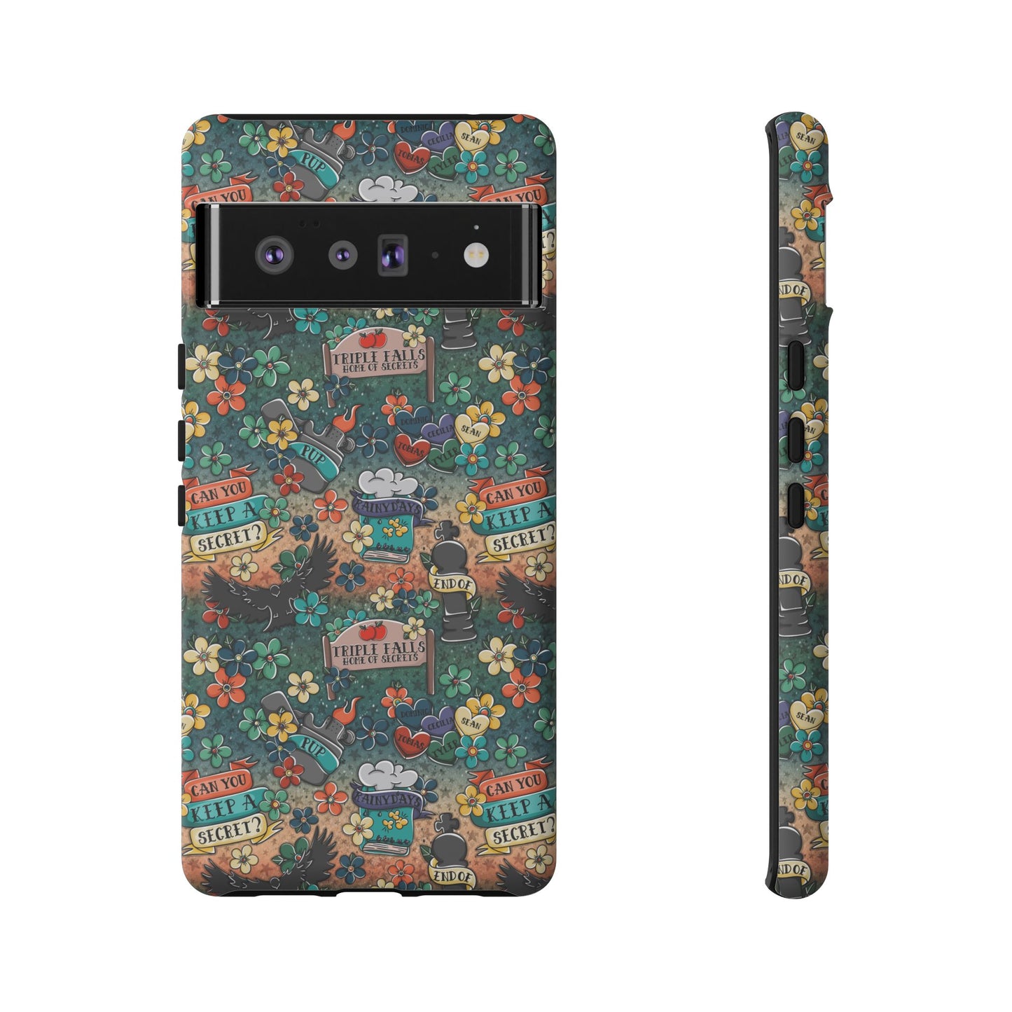 Triple Falls Tough Phone Case | Shockproof | Samsung Case | Google Case | Bookish
