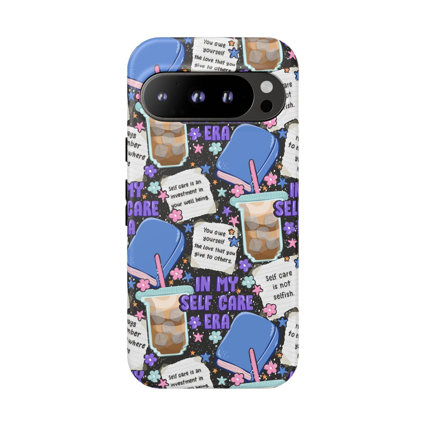 Self Care Tough Phone Case | Shockproof | Samsung Case | Google Case | Bookish