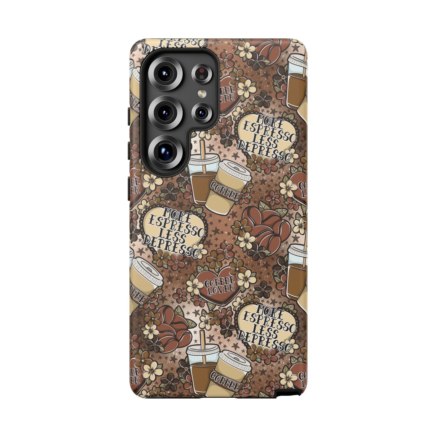 Coffee Lover Tough Phone Case | Shockproof | Samsung Case | Google Case | Iced Coffee