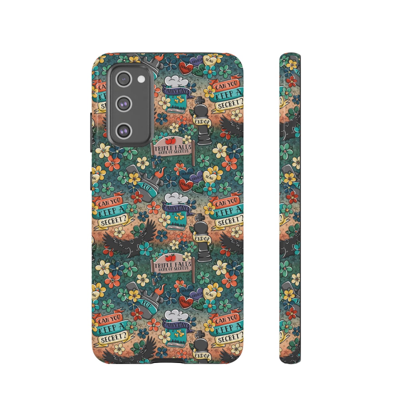 Triple Falls Tough Phone Case | Shockproof | Samsung Case | Google Case | Bookish
