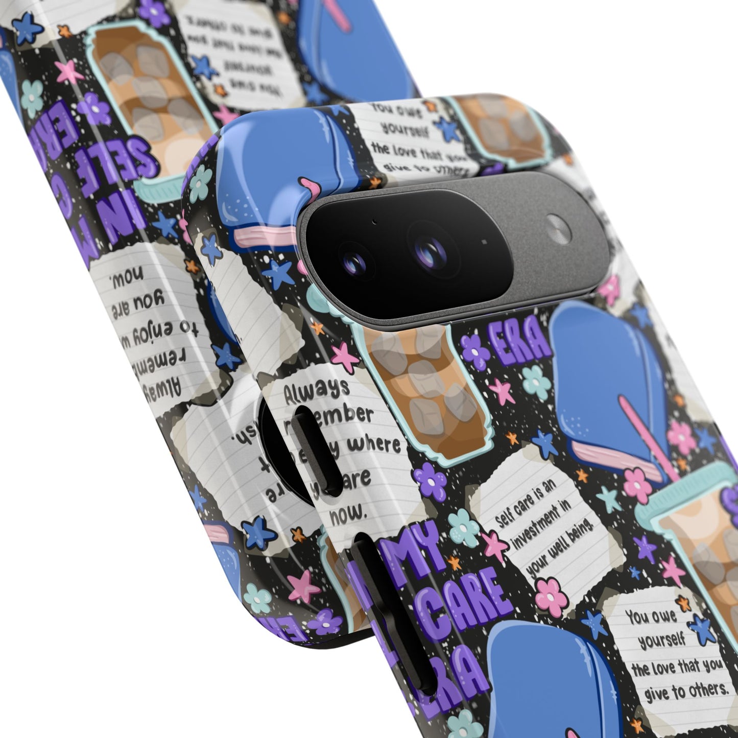 Self Care Tough Phone Case | Shockproof | Samsung Case | Google Case | Bookish