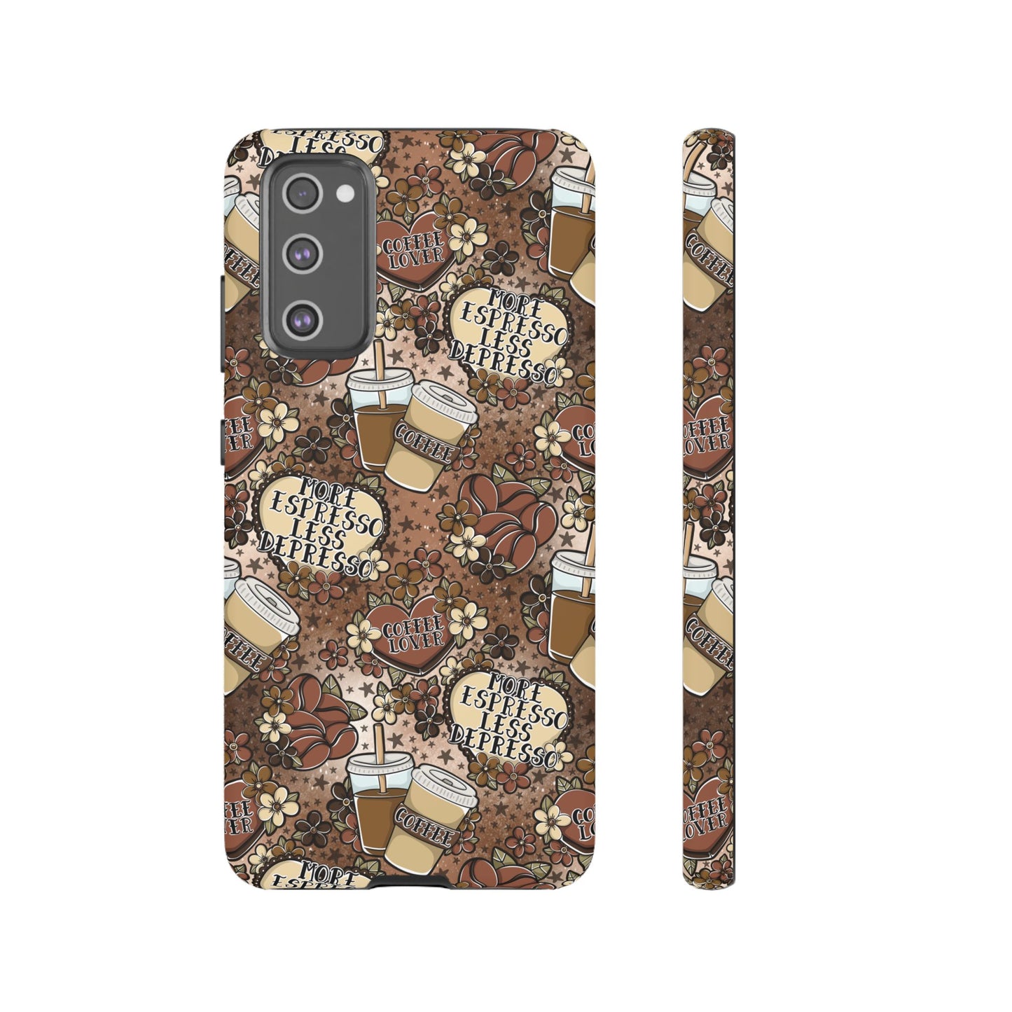 Coffee Lover Tough Phone Case | Shockproof | Samsung Case | Google Case | Iced Coffee