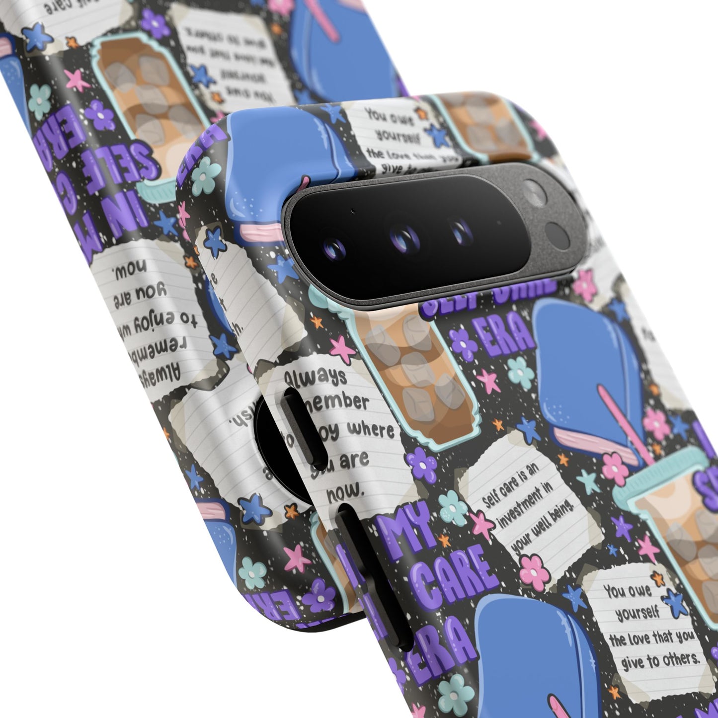 Self Care Tough Phone Case | Shockproof | Samsung Case | Google Case | Bookish