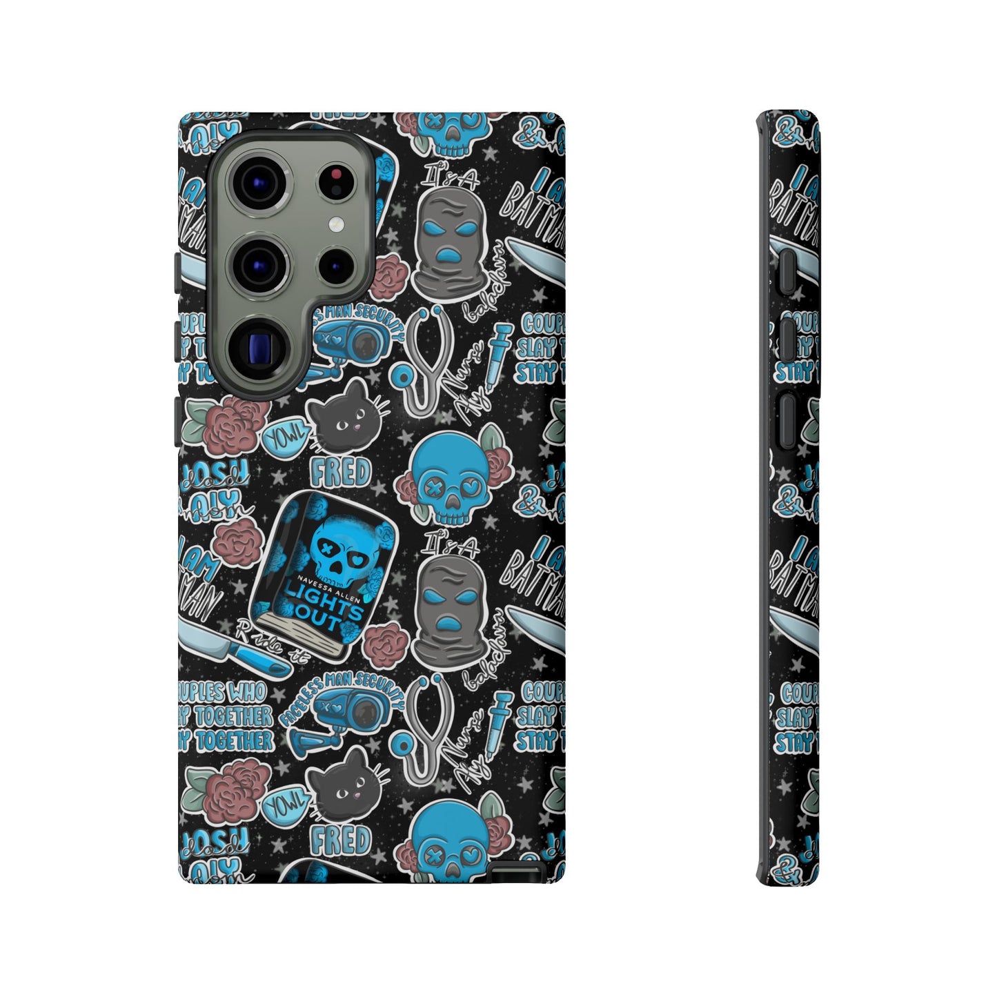 Lights Out Tough Phone Case | Shockproof | Samsung Case | Google Case | Bookish