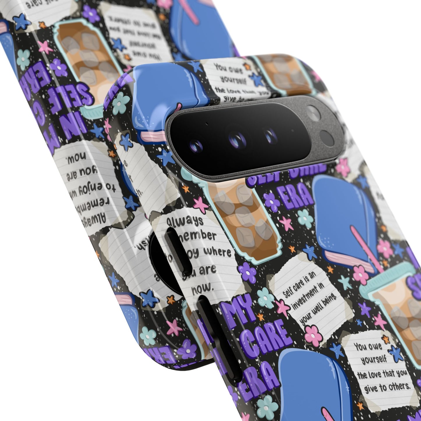 Self Care Tough Phone Case | Shockproof | Samsung Case | Google Case | Bookish