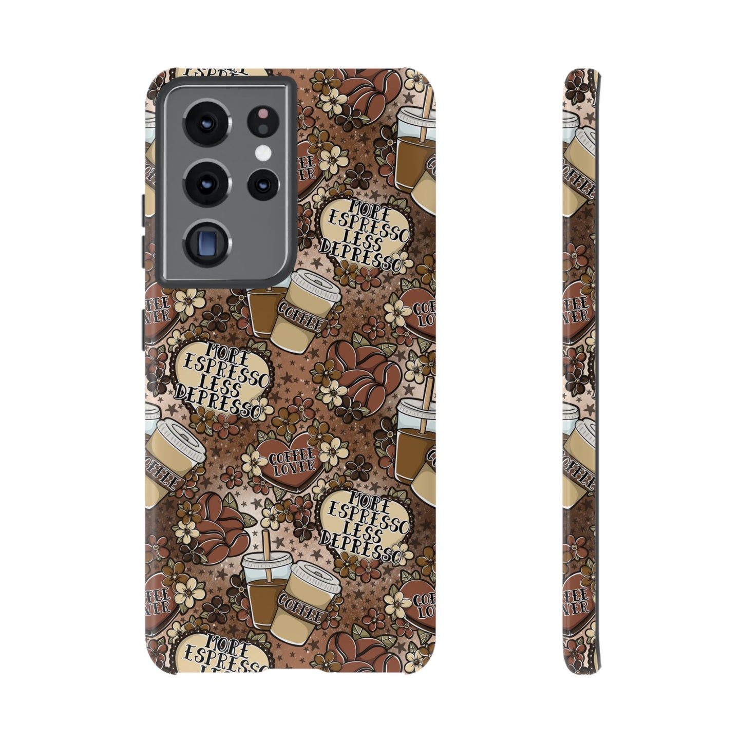 Coffee Lover Tough Phone Case | Shockproof | Samsung Case | Google Case | Iced Coffee