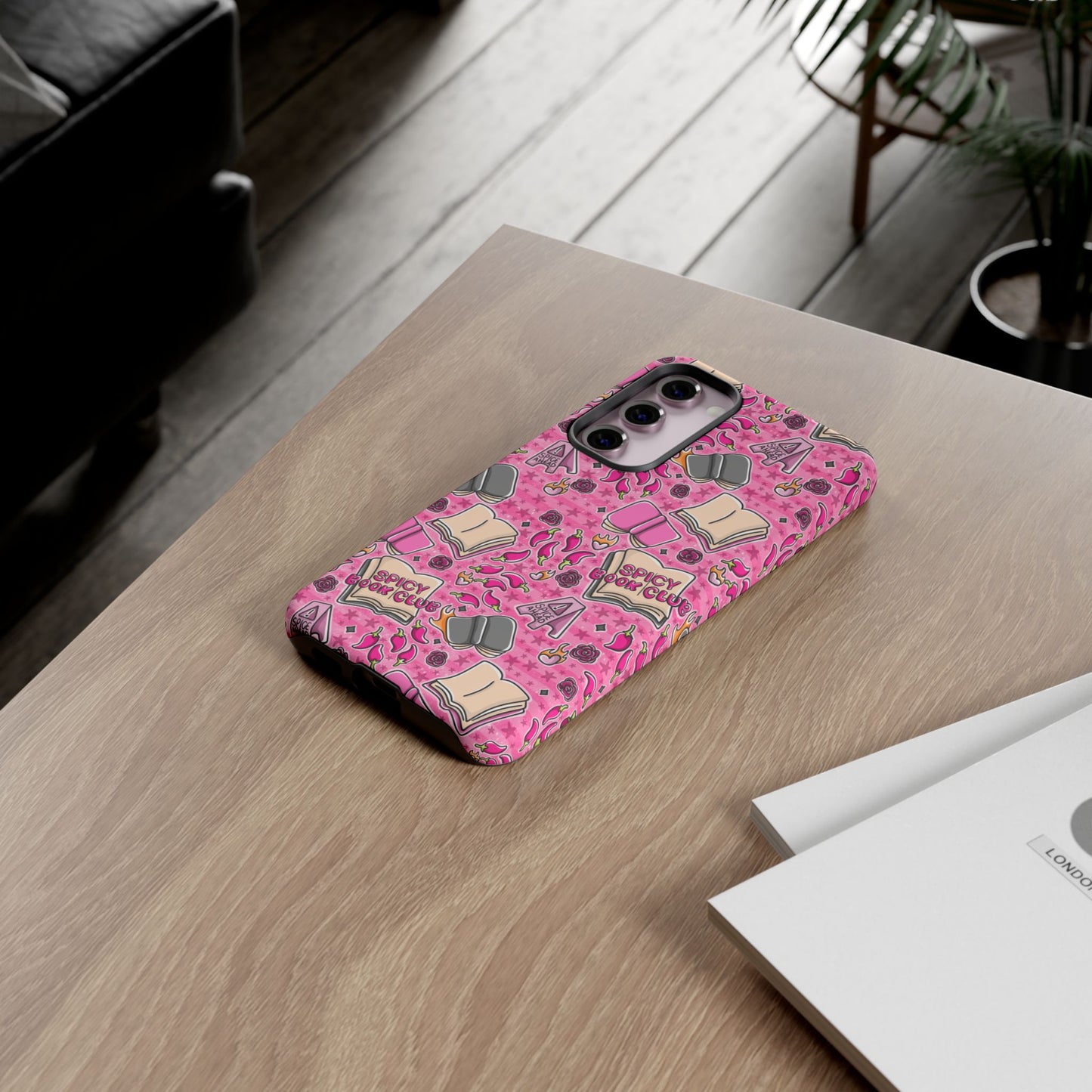 Spicy Book Club Tough Phone Case | Shockproof | Samsung Case | Google Case | Bookish