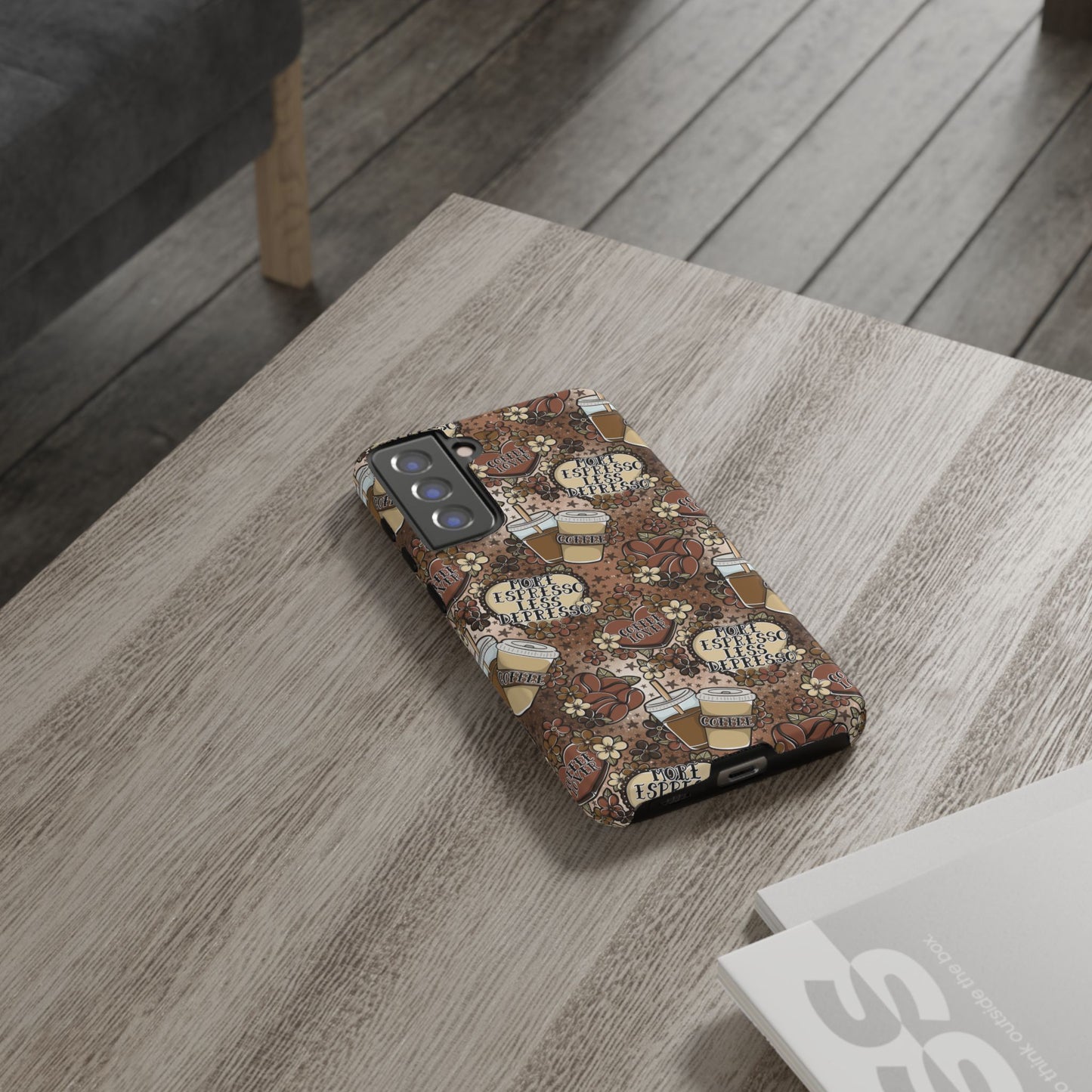 Coffee Lover Tough Phone Case | Shockproof | Samsung Case | Google Case | Iced Coffee
