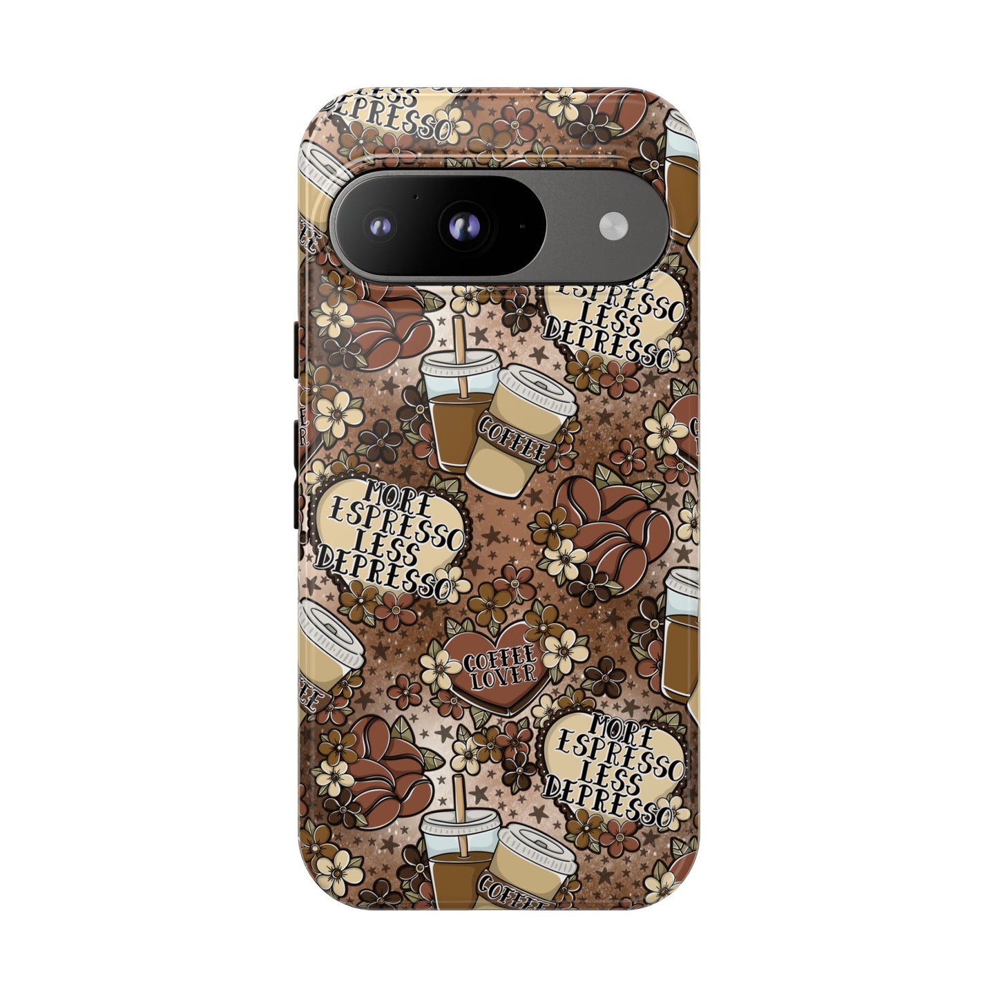 Coffee Lover Tough Phone Case | Shockproof | Samsung Case | Google Case | Iced Coffee