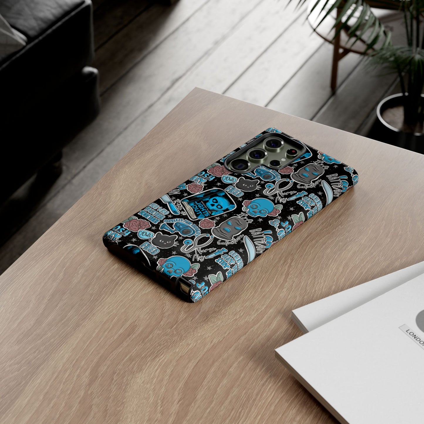Lights Out Tough Phone Case | Shockproof | Samsung Case | Google Case | Bookish