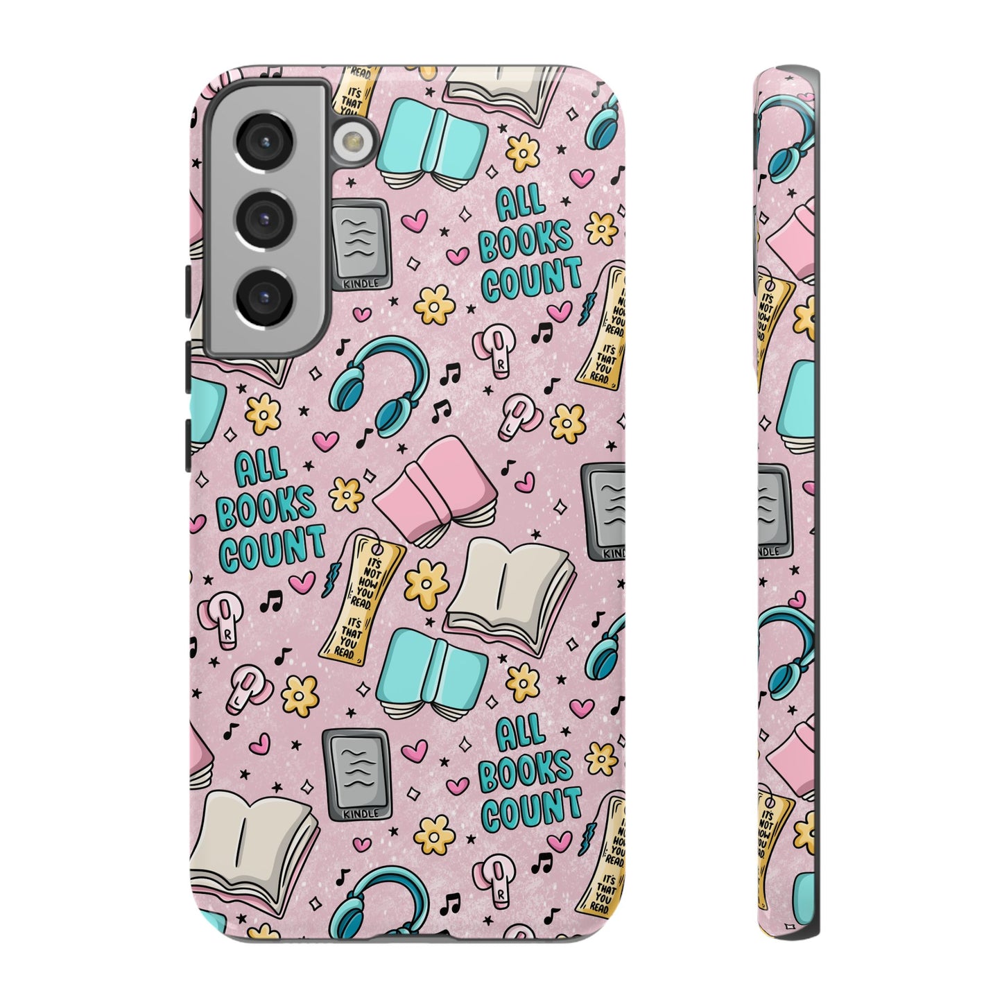 All Books Count Tough Phone Case | Shockproof | Samsung Case | Google Case | Bookish