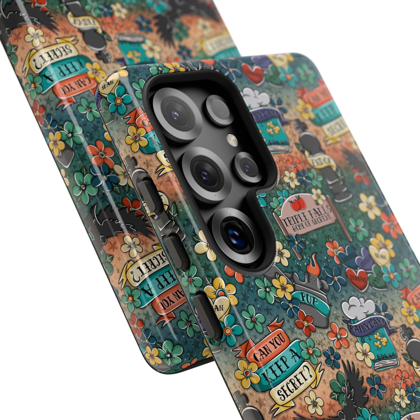 Triple Falls Tough Phone Case | Shockproof | Samsung Case | Google Case | Bookish