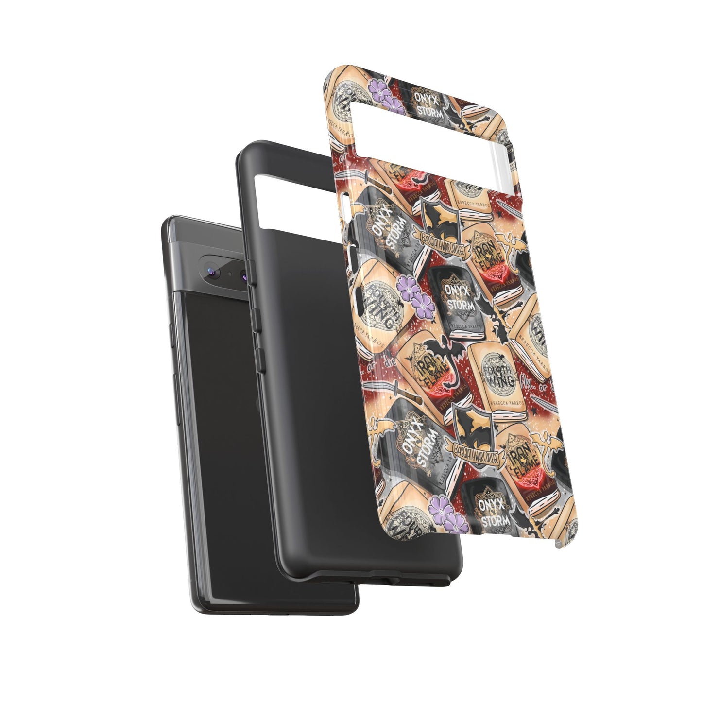 Fourth Wing Tough Phone Case | Shockproof | Samsung Case | Google Case | Bookish
