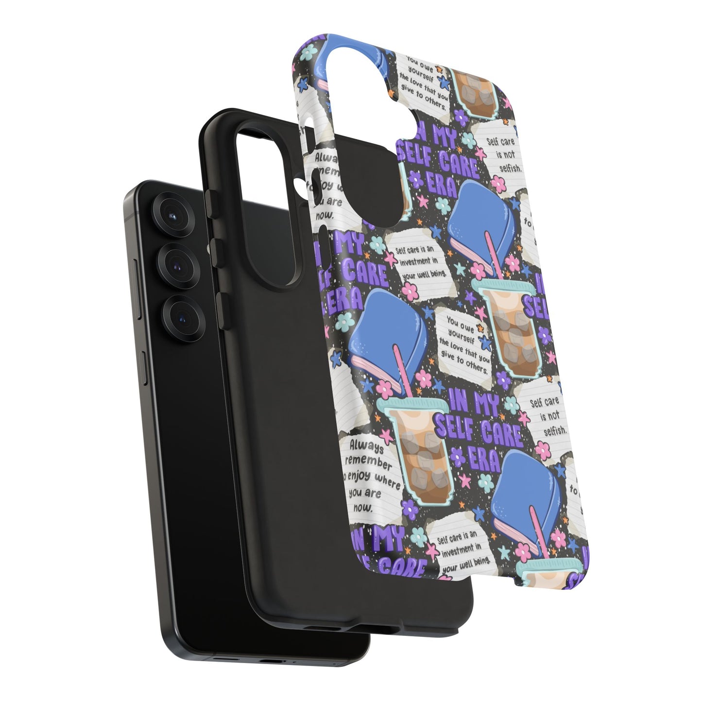 Self Care Tough Phone Case | Shockproof | Samsung Case | Google Case | Bookish