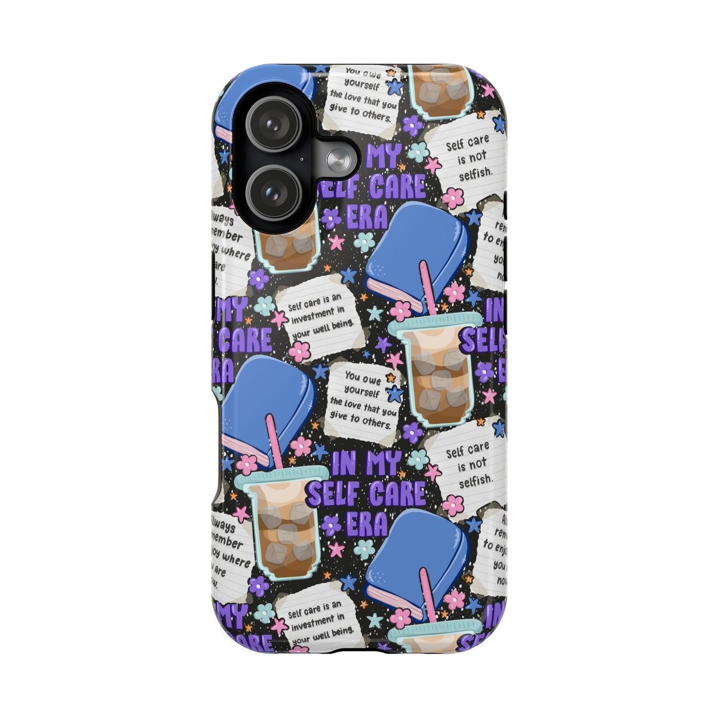 Self Care Era MagSafe Tough Phone Case | Shockproof | iPhone Case | Bookish Phone Case |