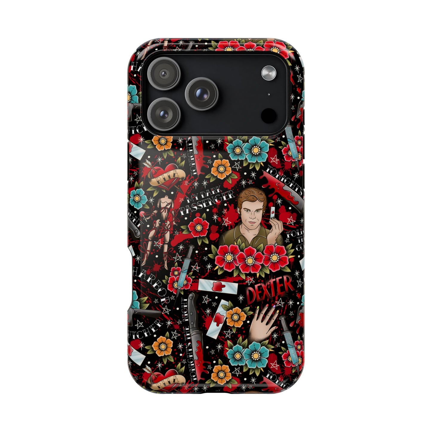 Dark Passenger MagSafe Tough Phone Case | Shockproof | iPhone Case | Crime Phone Case |