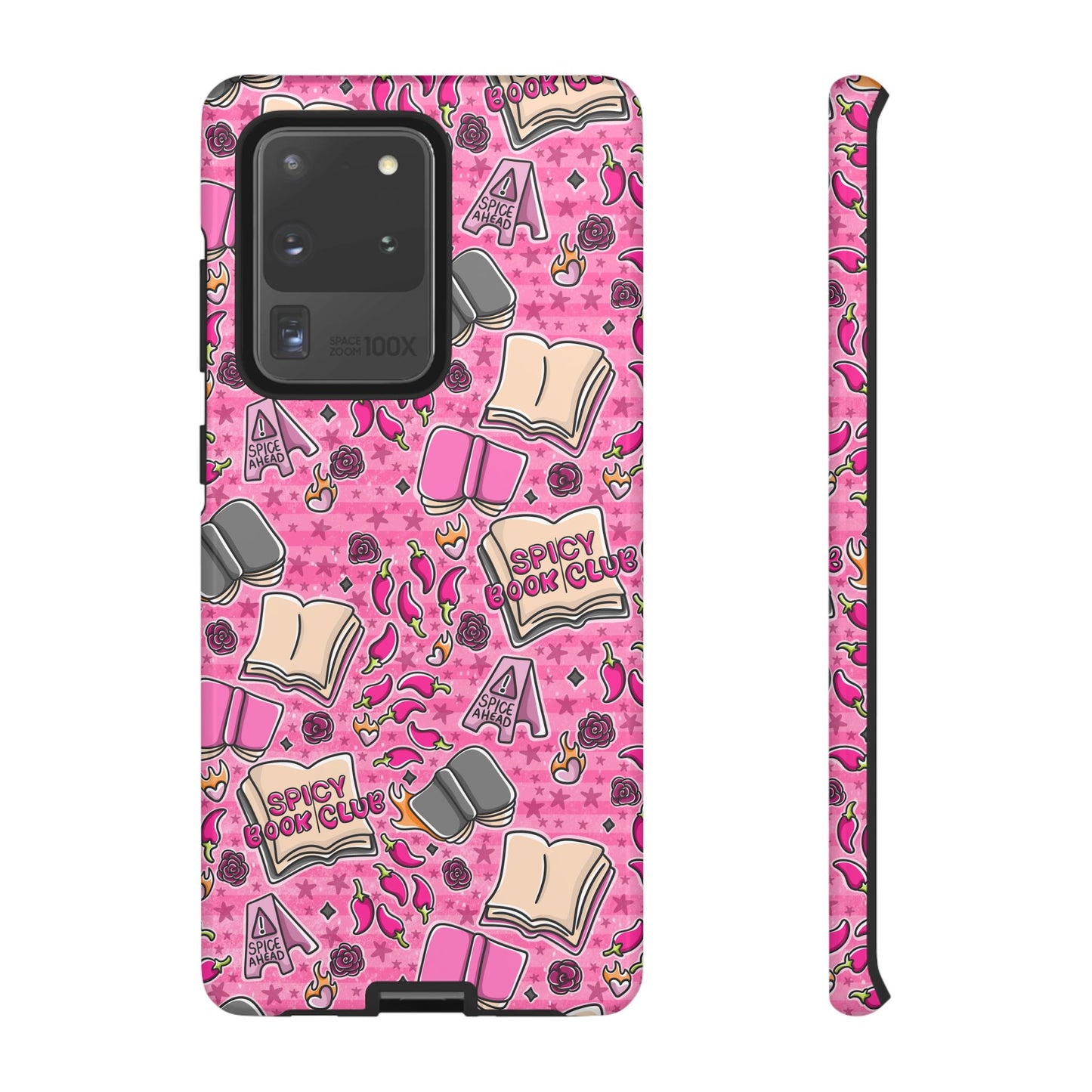 Spicy Book Club Tough Phone Case | Shockproof | Samsung Case | Google Case | Bookish