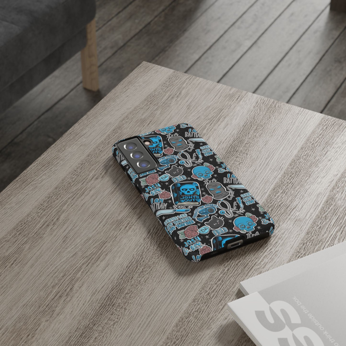 Lights Out Tough Phone Case | Shockproof | Samsung Case | Google Case | Bookish