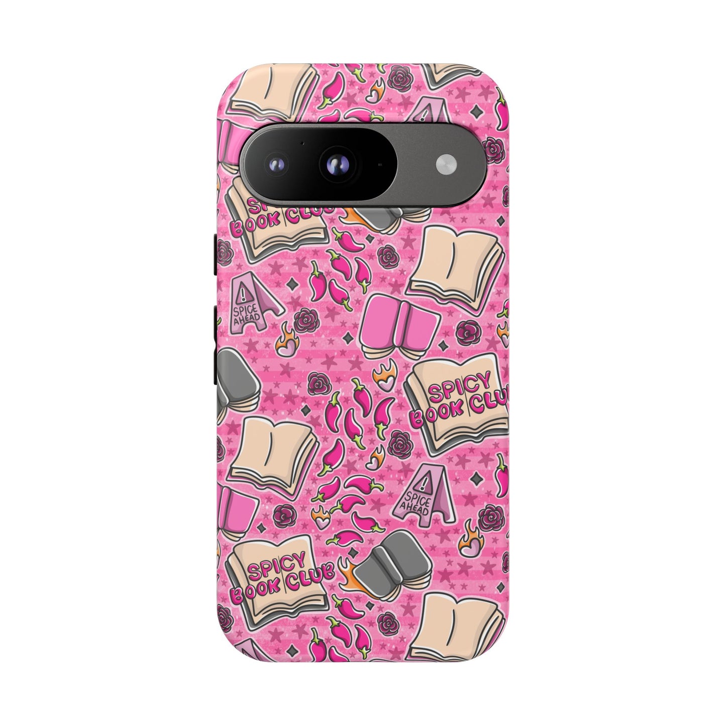 Spicy Book Club Tough Phone Case | Shockproof | Samsung Case | Google Case | Bookish