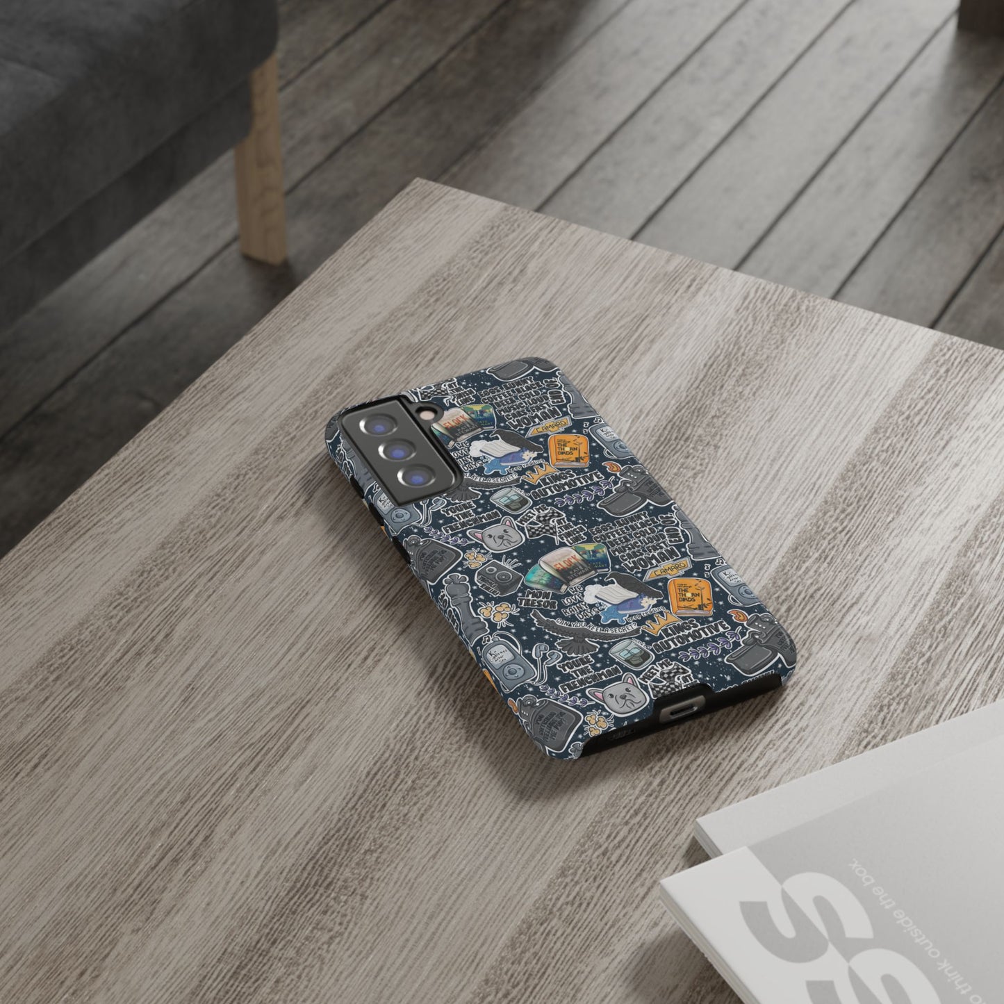 Triple Falls Tough Phone Case | Shockproof | Samsung Case | Google Case | Bookish