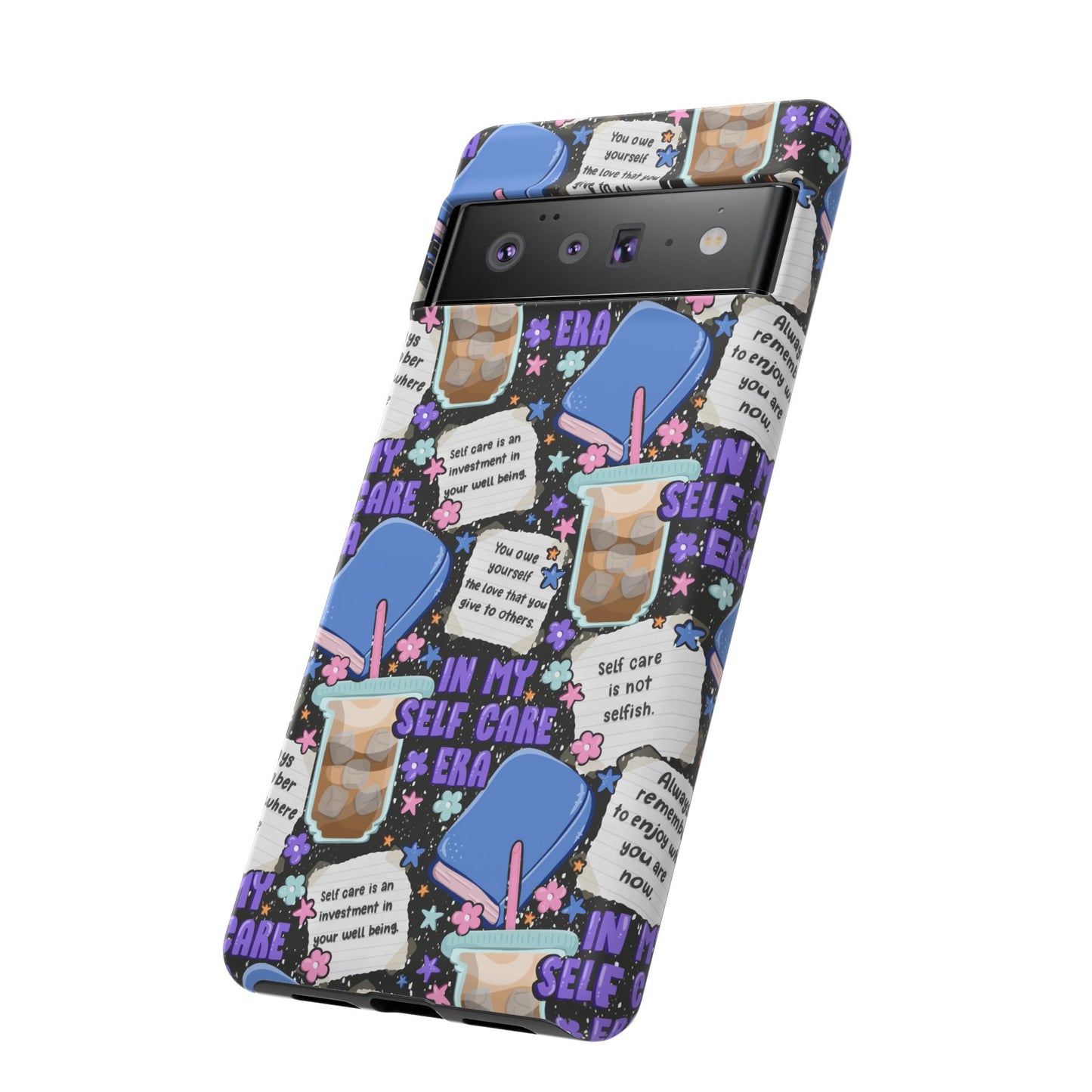 Self Care Tough Phone Case | Shockproof | Samsung Case | Google Case | Bookish
