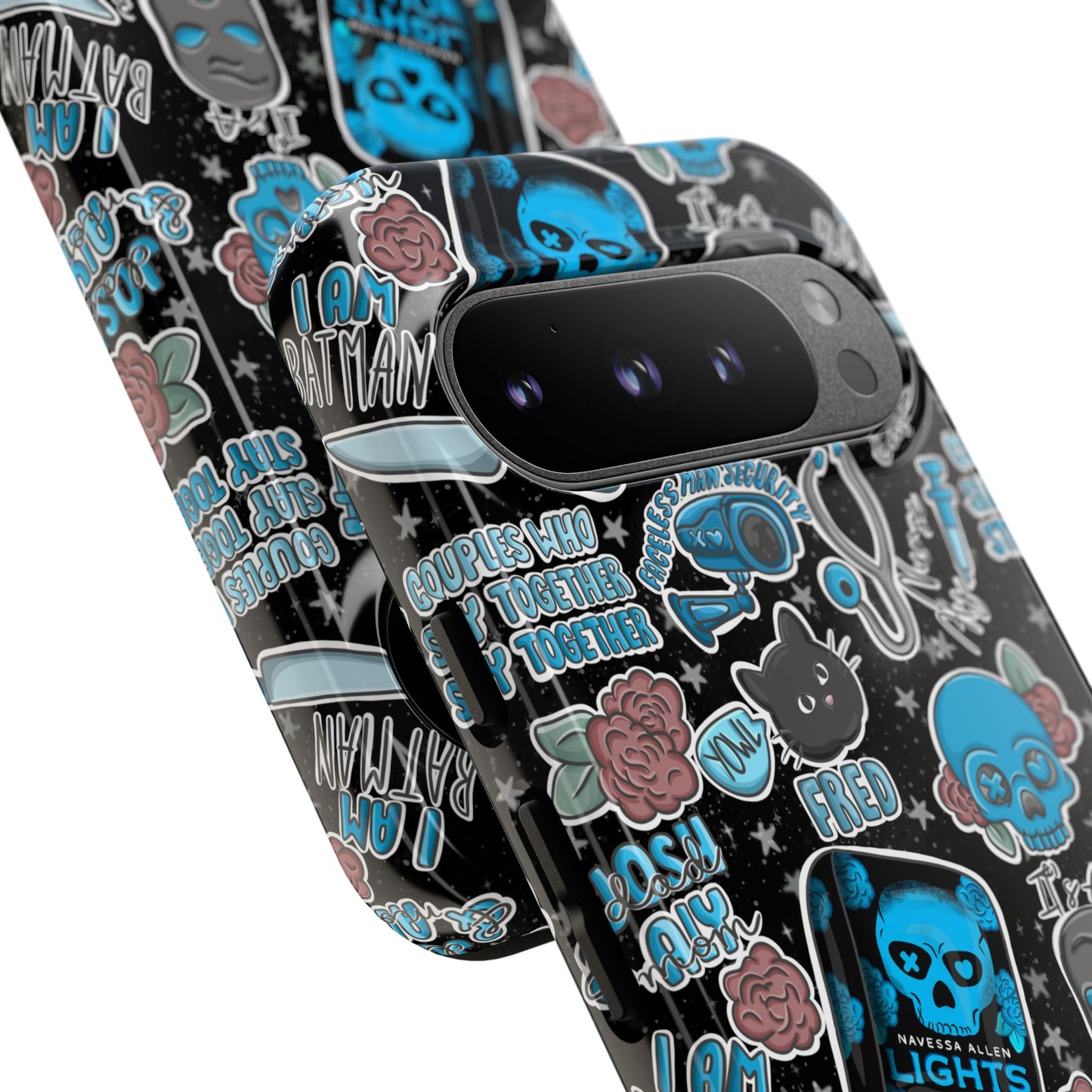 Lights Out Tough Phone Case | Shockproof | Samsung Case | Google Case | Bookish