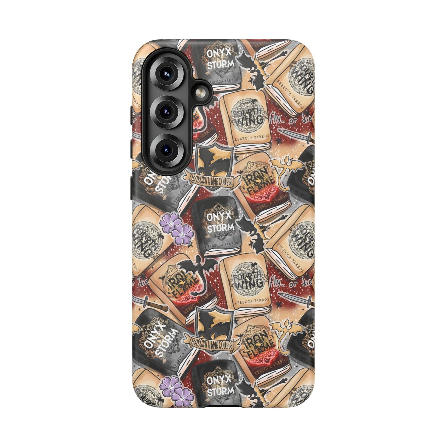 Fourth Wing Tough Phone Case | Shockproof | Samsung Case | Google Case | Bookish