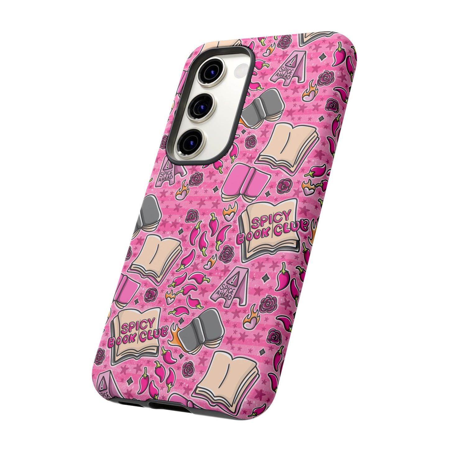 Spicy Book Club Tough Phone Case | Shockproof | Samsung Case | Google Case | Bookish