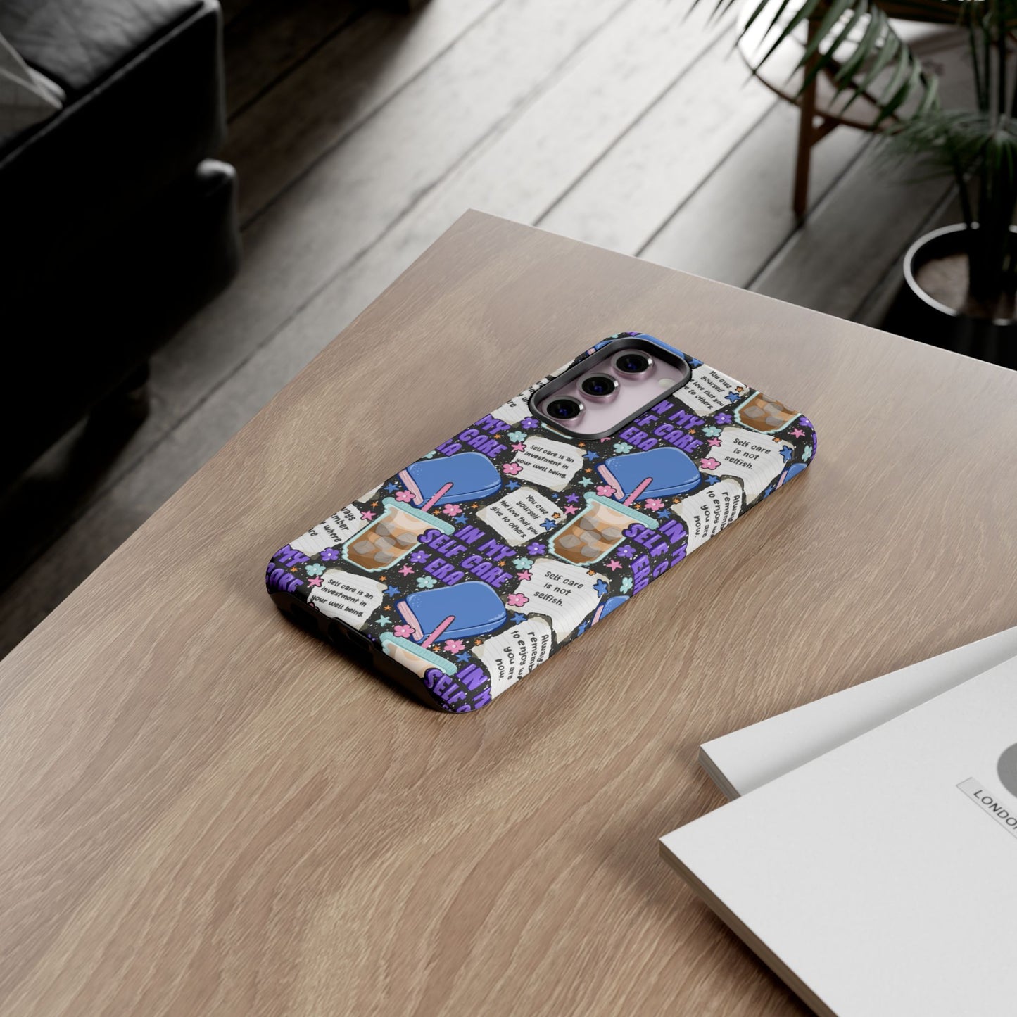 Self Care Tough Phone Case | Shockproof | Samsung Case | Google Case | Bookish