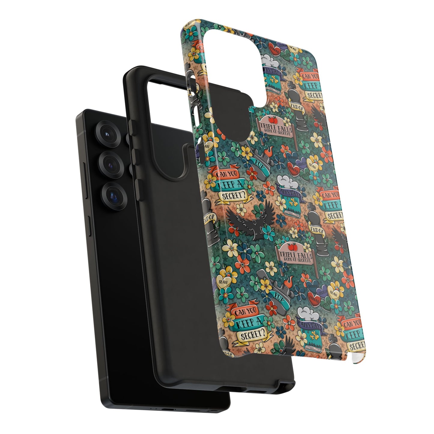 Triple Falls Tough Phone Case | Shockproof | Samsung Case | Google Case | Bookish