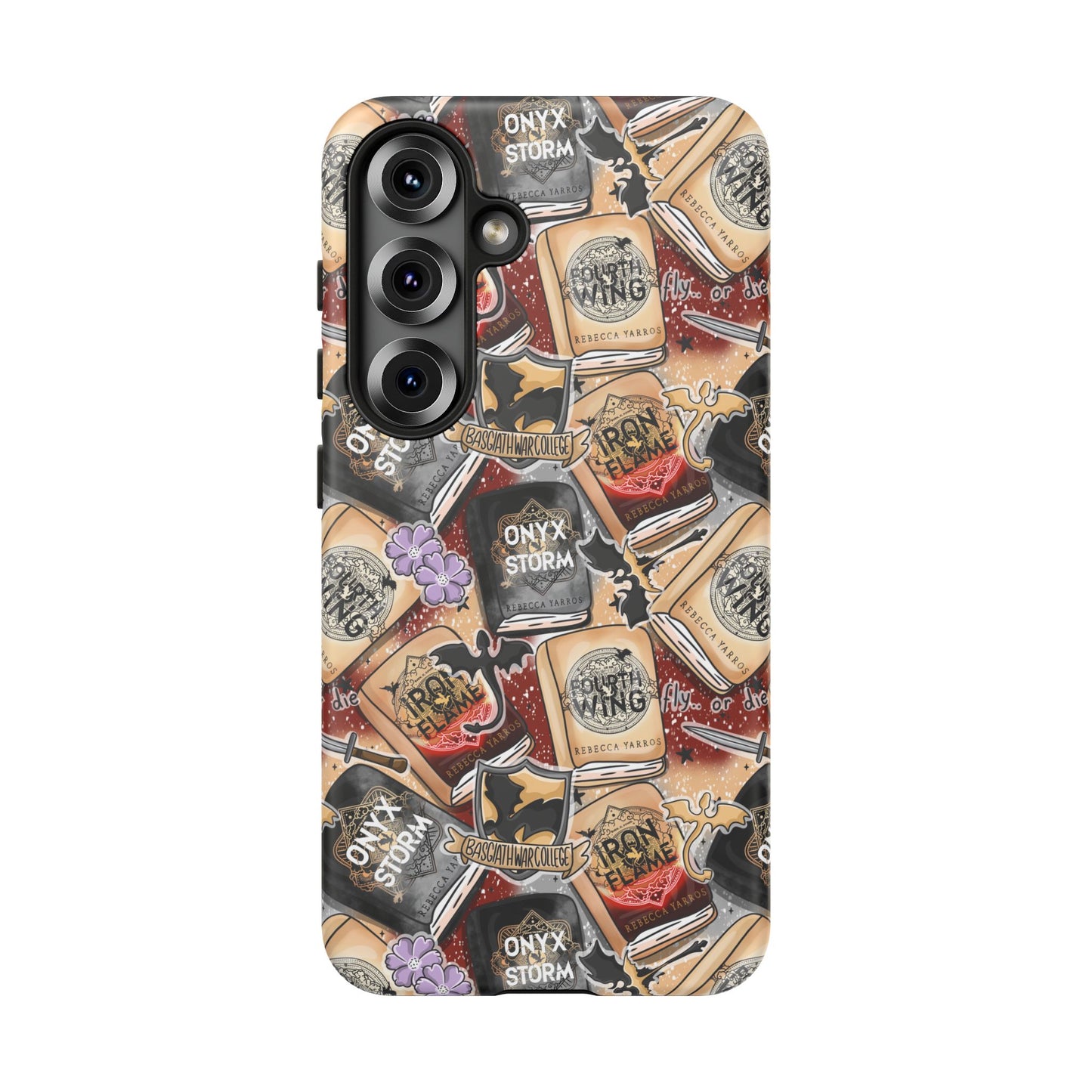 Fourth Wing Tough Phone Case | Shockproof | Samsung Case | Google Case | Bookish