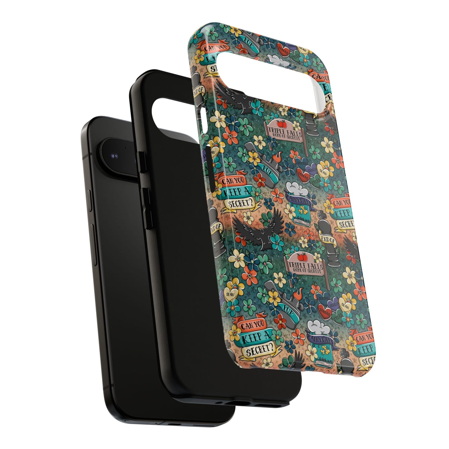 Triple Falls Tough Phone Case | Shockproof | Samsung Case | Google Case | Bookish