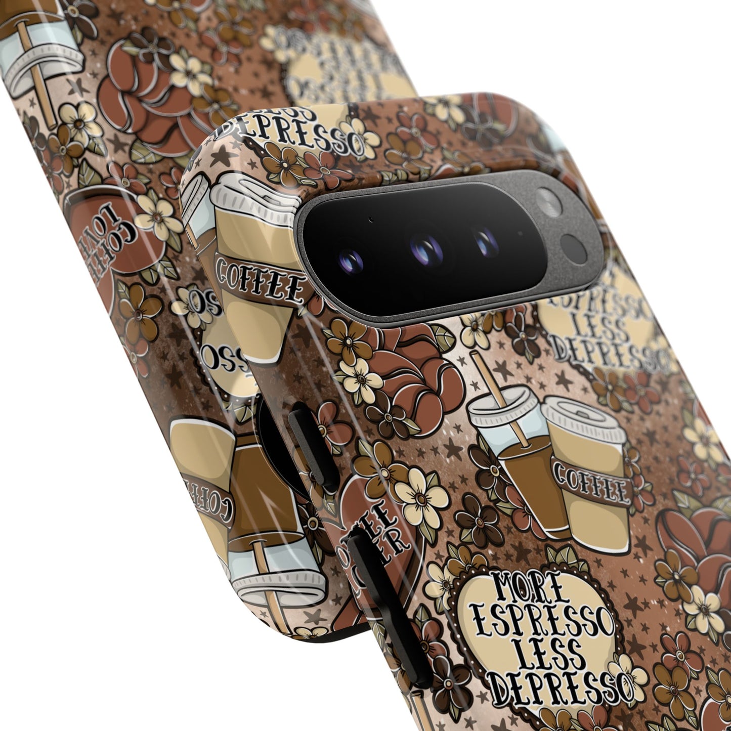 Coffee Lover Tough Phone Case | Shockproof | Samsung Case | Google Case | Iced Coffee