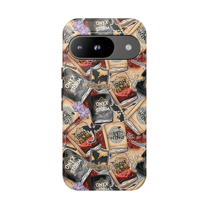 Fourth Wing Tough Phone Case | Shockproof | Samsung Case | Google Case | Bookish